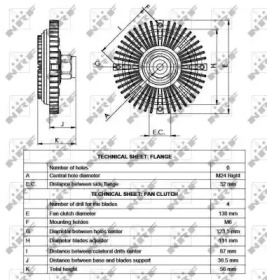 WILMINK GROUP wg1720920 -  Сцепление, вентилятор радиатора